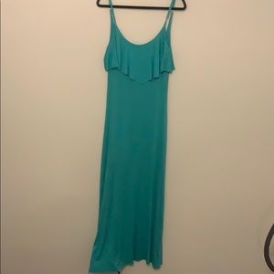 Foreign Exchange Aqua Blue Maxi Dress